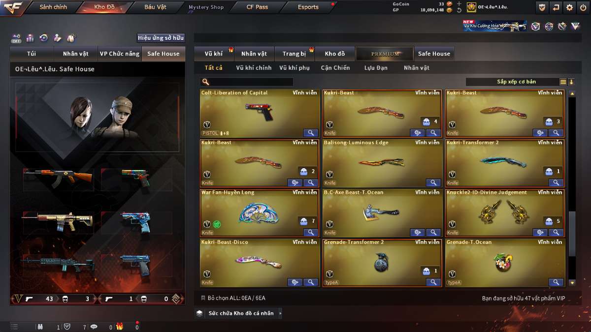 shop acc cf uy tin gia re